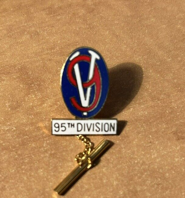 U S Army 95th Division Tie Tac