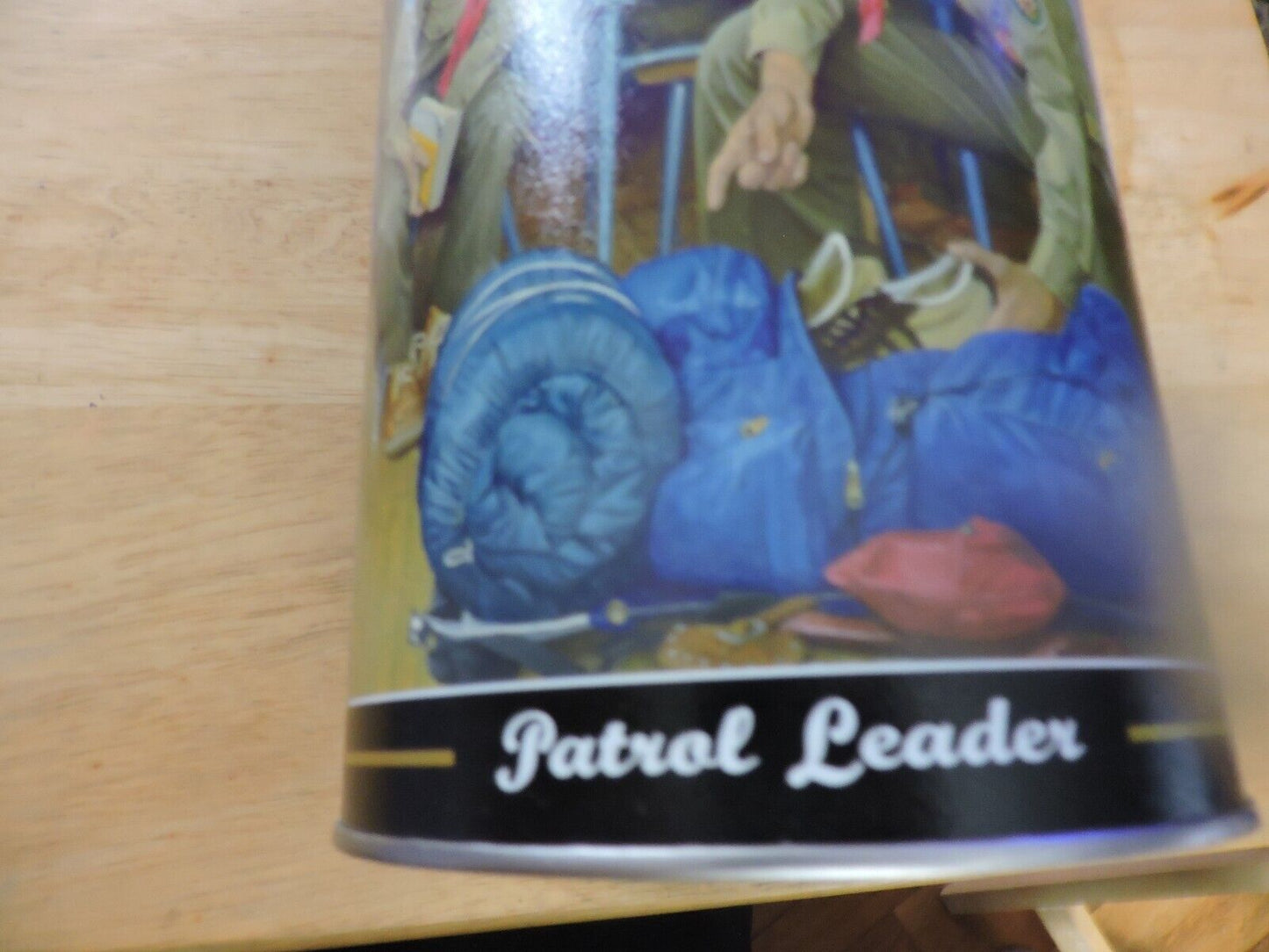 BOY SCOUT POPCORN "PATROL LEADER TIN" JOSEPH CSATARI (EMPTY)