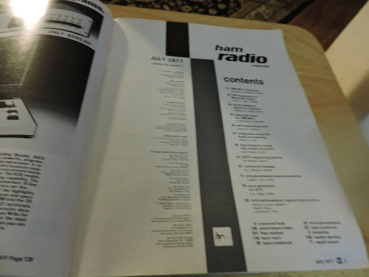 HAM RADIO MAGAZINE JULY 1977