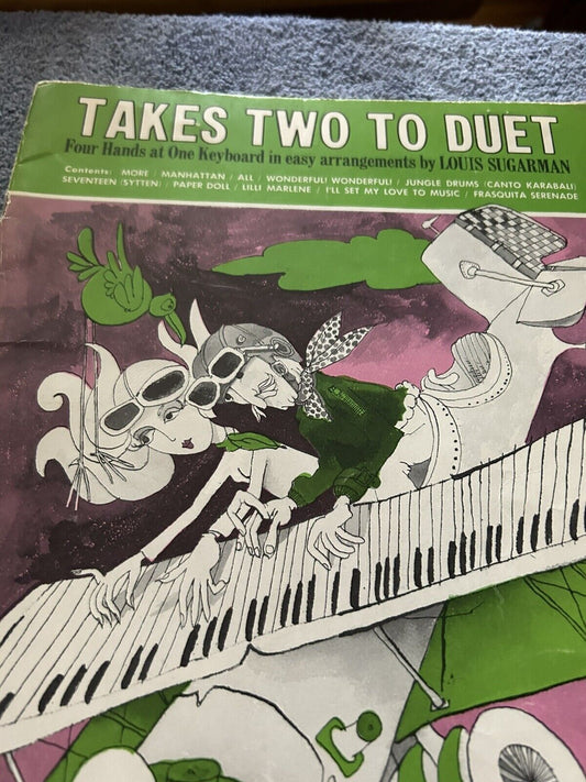 TAKES TWO TO DUET --FOUR HANDS AT ONE KEYBOARD