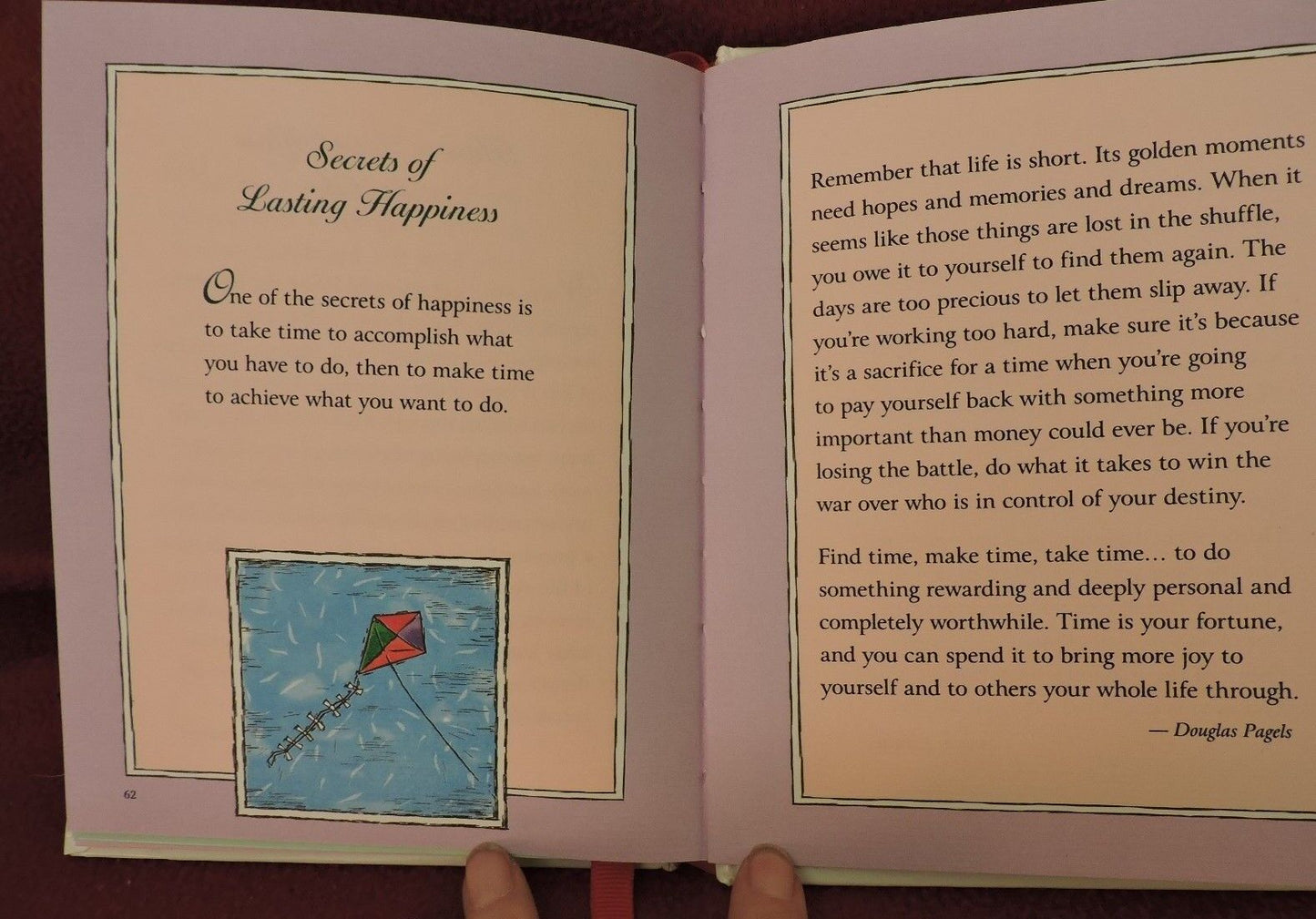 Blue Mountain Arts Book "BE HAPPY IN ALL THE WAYS THAT MATTER MOST" 2008