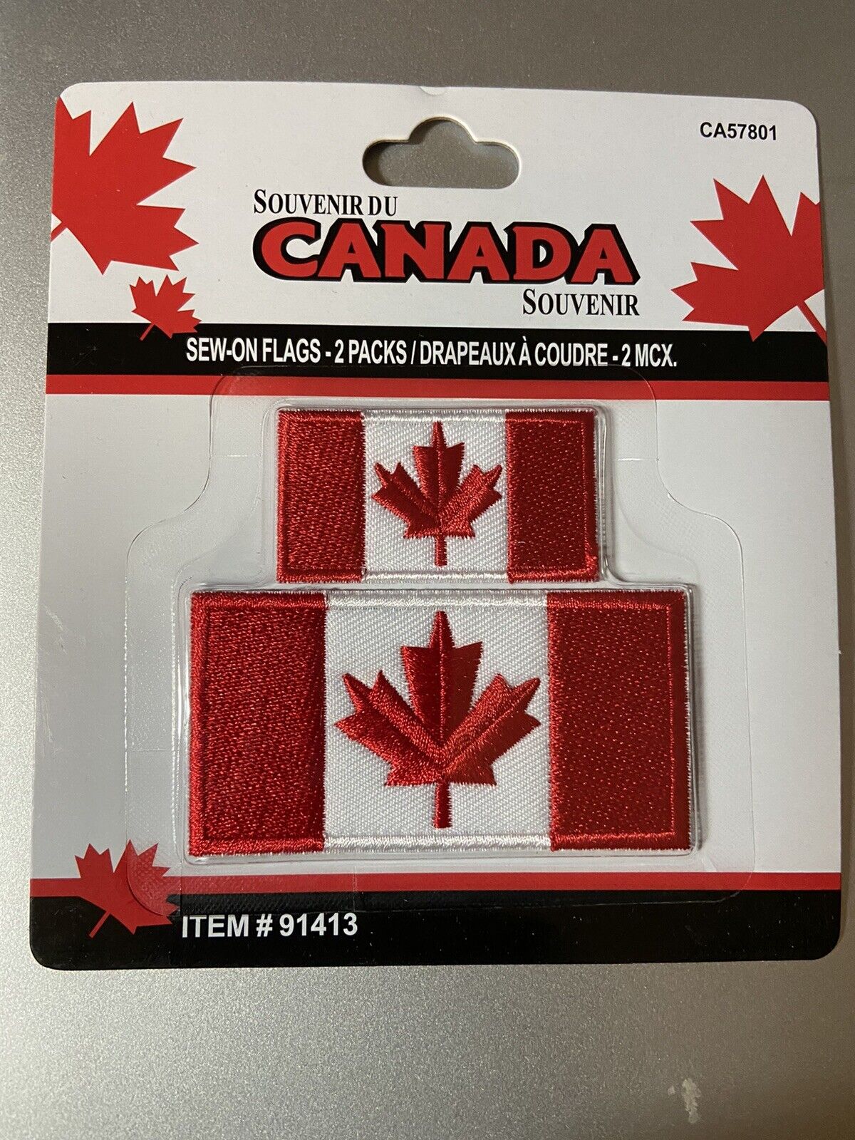 Canadian Flag Patch (Set of 2)