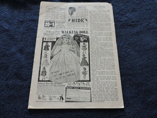 Kitchen-Klatter Magazine Shenandoah Iowa November 1954