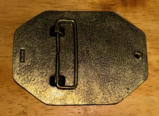 Brass Locomotive Belt Buckle