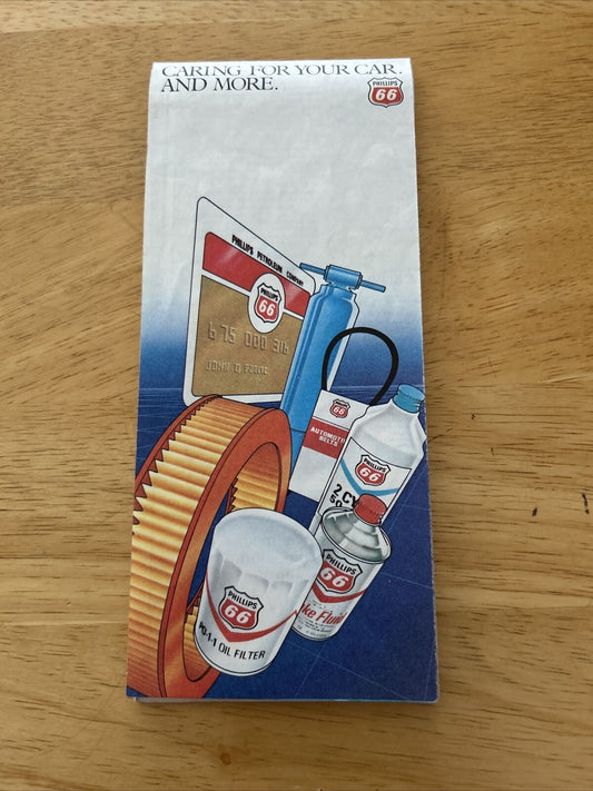 Colorado Wyoming Road Map Phillips 66