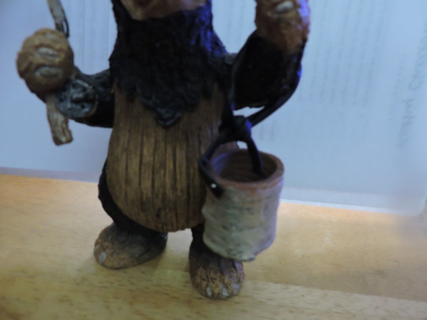 FISHERMAN BEAR--8X4X3.5 INCHES