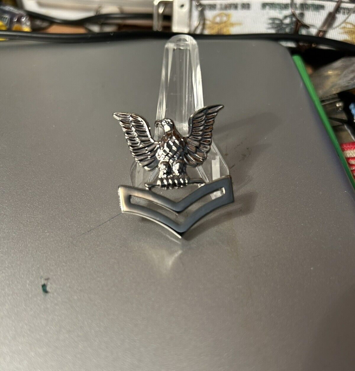 Official U S Navy Second Class Petty Officer Cap Badge