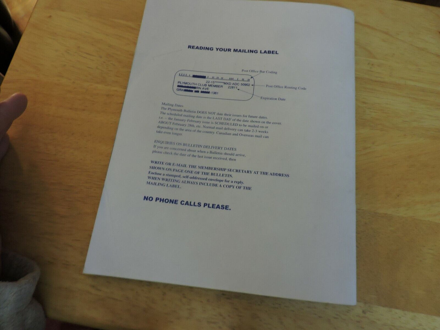 THE PLYMOUTH BULLETINNOVEMBER/DECEMBER 2012