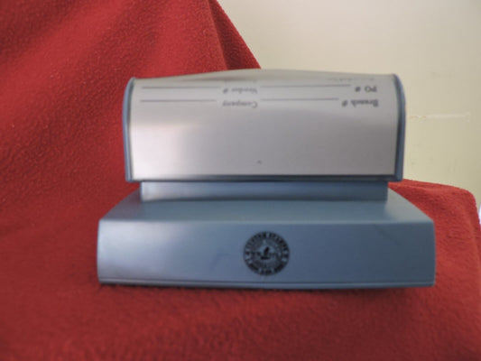 EVOSTAMP PLUS 110 BLACK Pre-inked Rubber Stamp -GL ACCOUNT DISTRIBUTION