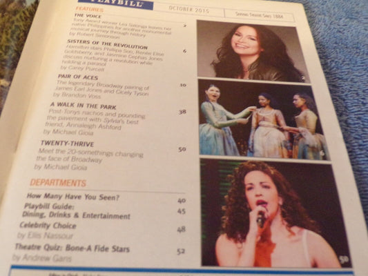 Playbill: 2015 The Curious Incident Of The Dog In The Night-Time