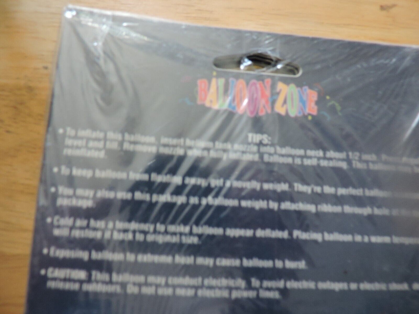 THANKS BALLOON ZONE INFLATABLE BALLOON ( 6 PACKAGE LOT) NEW IN PACKAGE