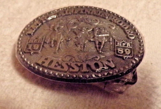 Belt Buckle: 1989 National Finals Rodeo Reston