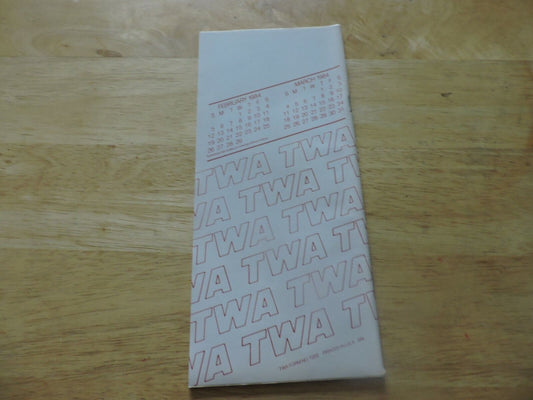 TWA Timeline Effective February 1, 1984