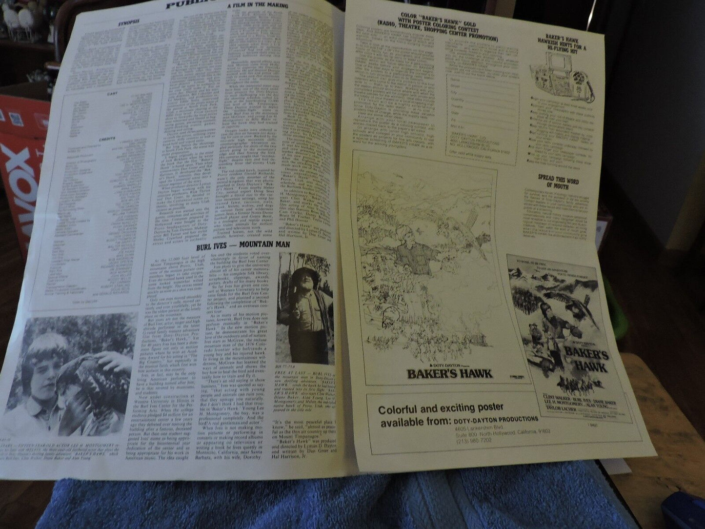 Bakers Hawk Press Book and Merchandising Manual 11" X 17"