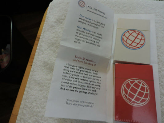 BIBLE STORIES PLAYING CARDS--2 DECKS--NEW TESTAMENT AND OLD TESTAMENT DECKS--NIB
