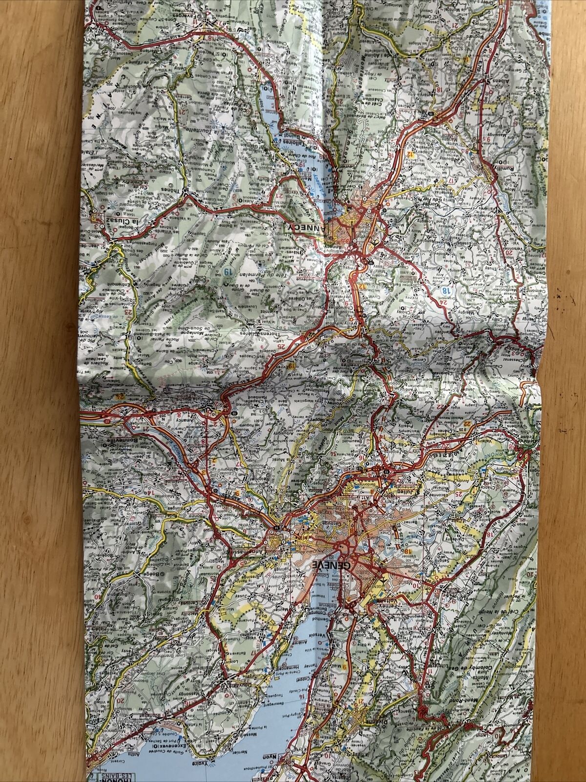 Michelin Rhone-Alpes 523 Regional MAP