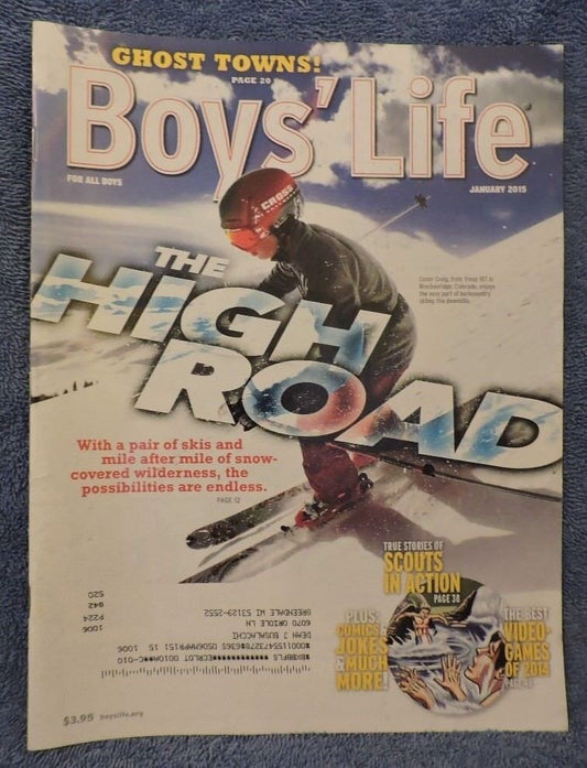 Boy's Life Magazine "The High Road" January 2015