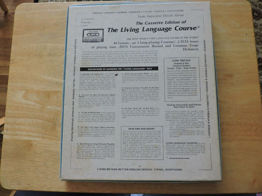Living Spanish The Cassette Edition--1968