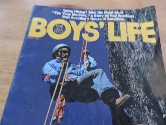 BOYS' LIFE MAGAZINE--MAY 1987 ROCK, ROPE AND THIN AIR