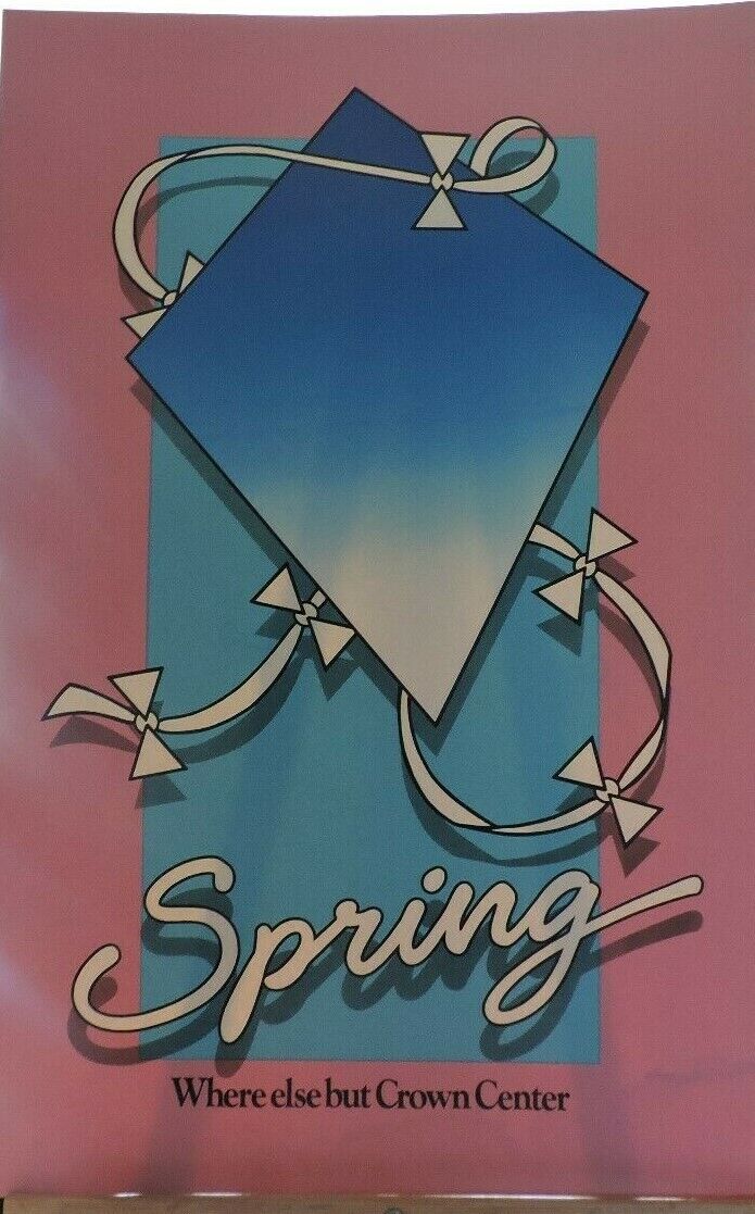 Crown Center, Kansas City, MO Advertising Poster: Spring At Crown Center