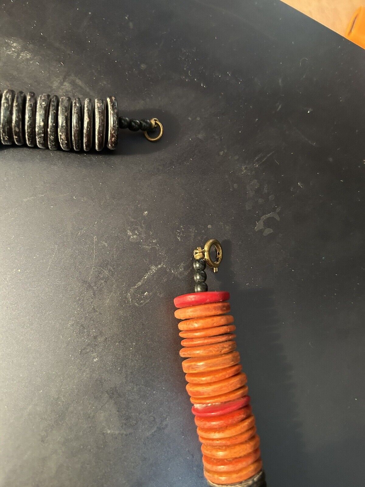 Beautiful 15" long Necklace (wood beads)