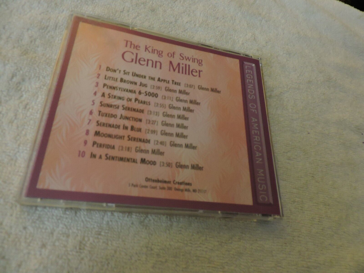 GLENN MLLER THE KING OF SWING 1996