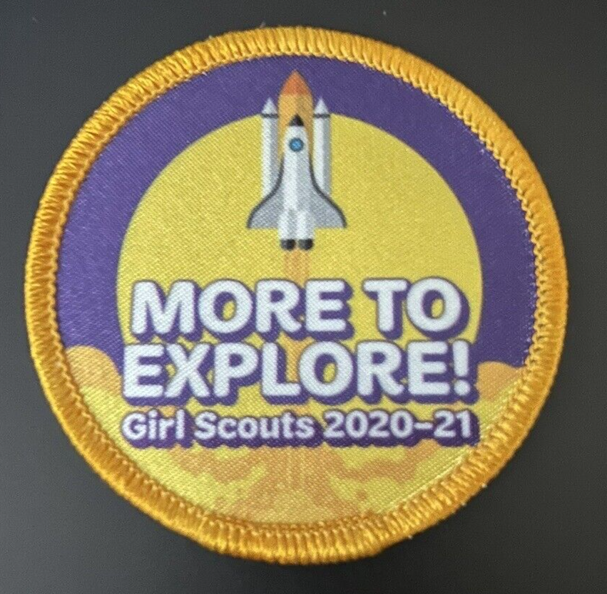 Official Girl Scout: More to Explore 2020-2021 Patch