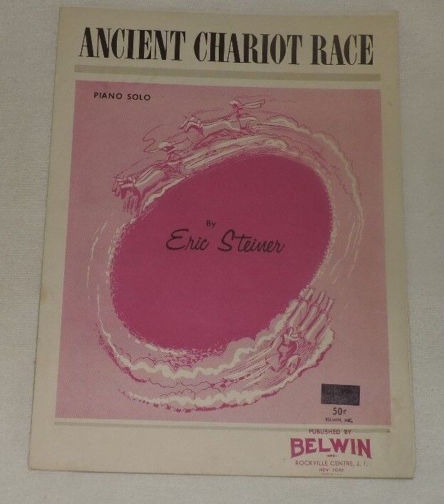 Ancient Chariot Race Piano Sheet Music-1965