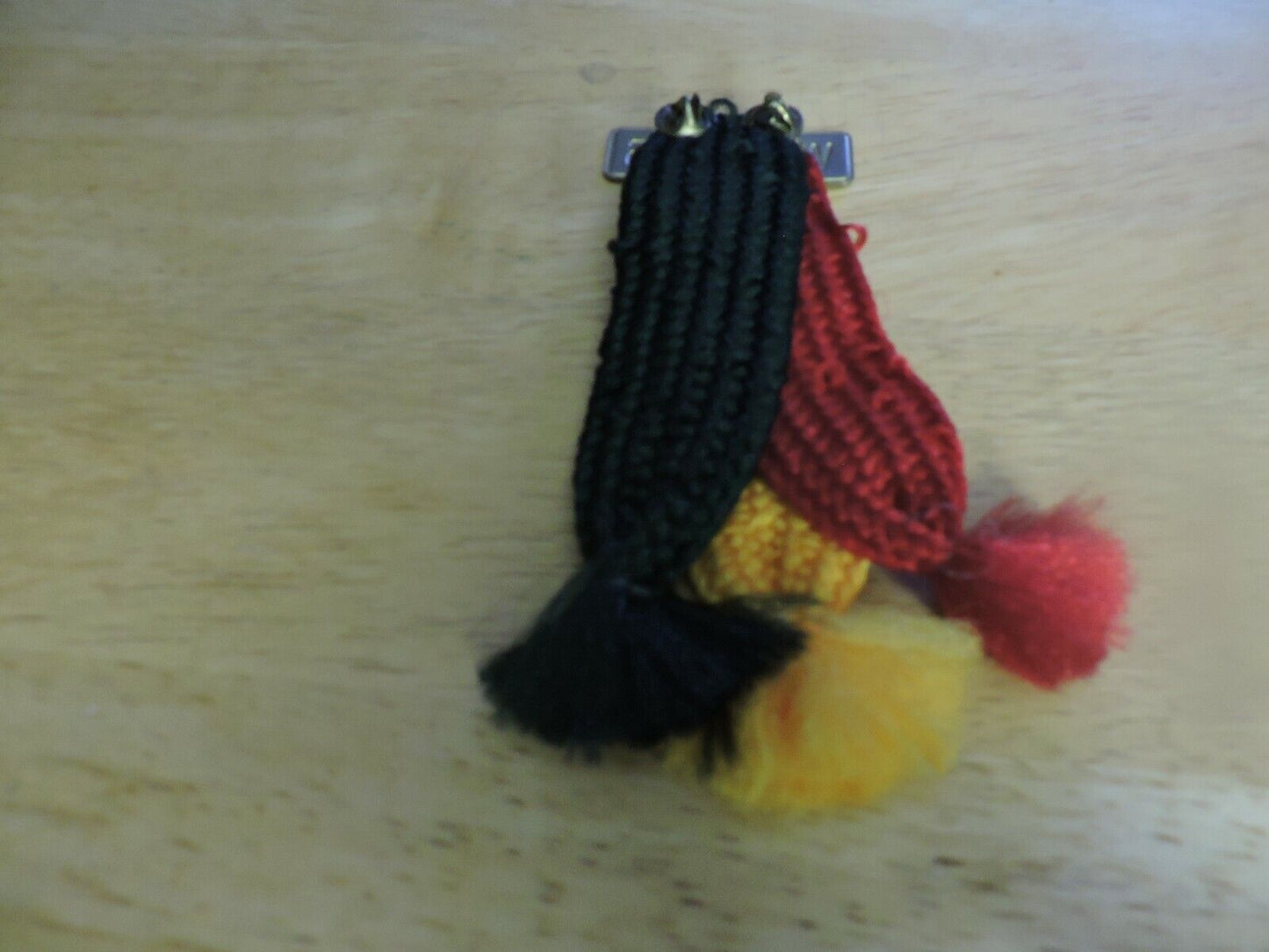 WEBELOS YELLOW, RED, GREEN RIBBON PIN WITH 4 PINS