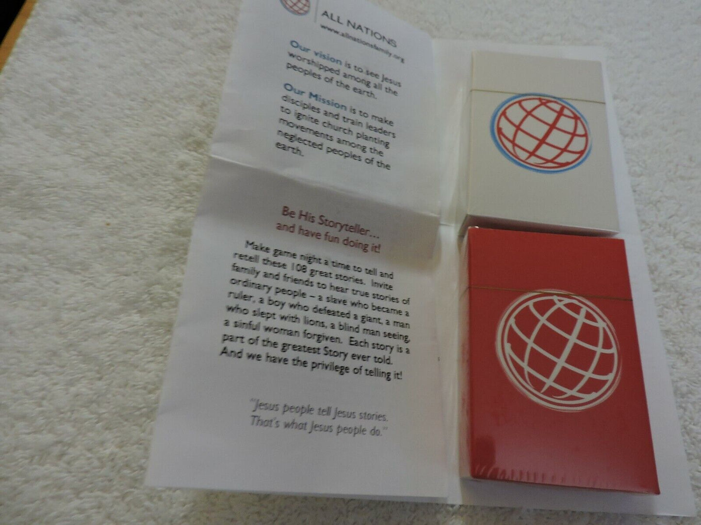 BIBLE STORIES PLAYING CARDS--2 DECKS--NEW TESTAMENT AND OLD TESTAMENT DECKS--NIB