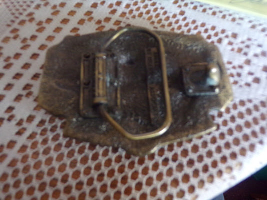 Meadowlark Farms Brass Belt Buckle