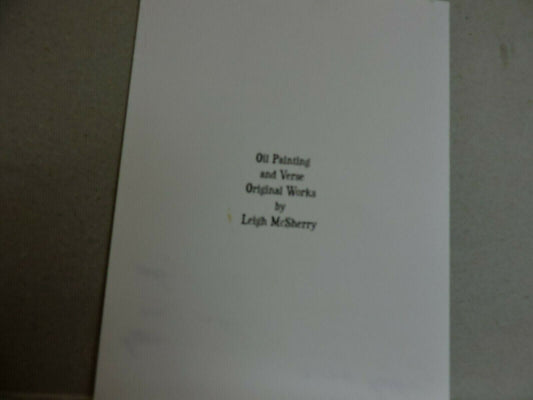 CHRISTMAS POND ORIGINAL PAINTING AND VERSE BY LEIGH McSHERRY #11/96 2005