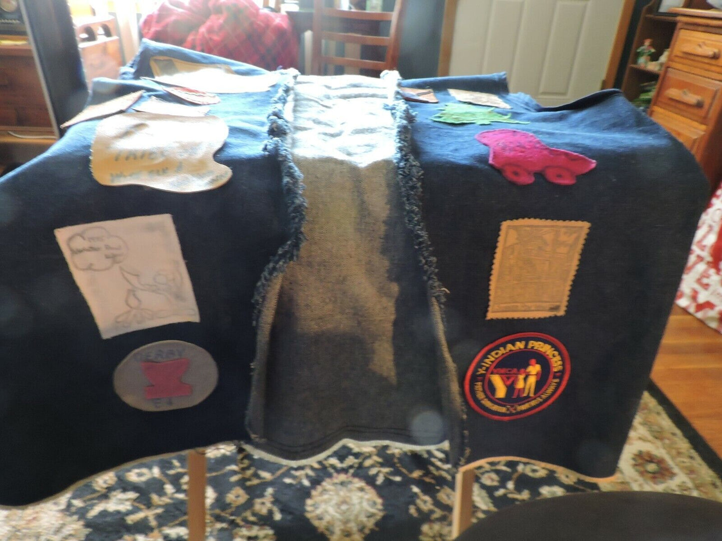 YMCA Indian Guide Leaders Vest With Patches