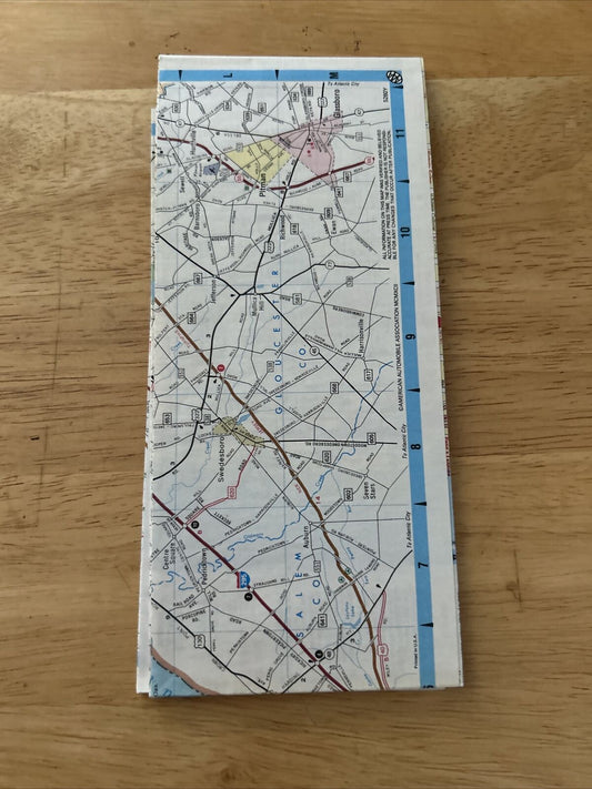 Philadelphia Delaware Valley AAA Road Map