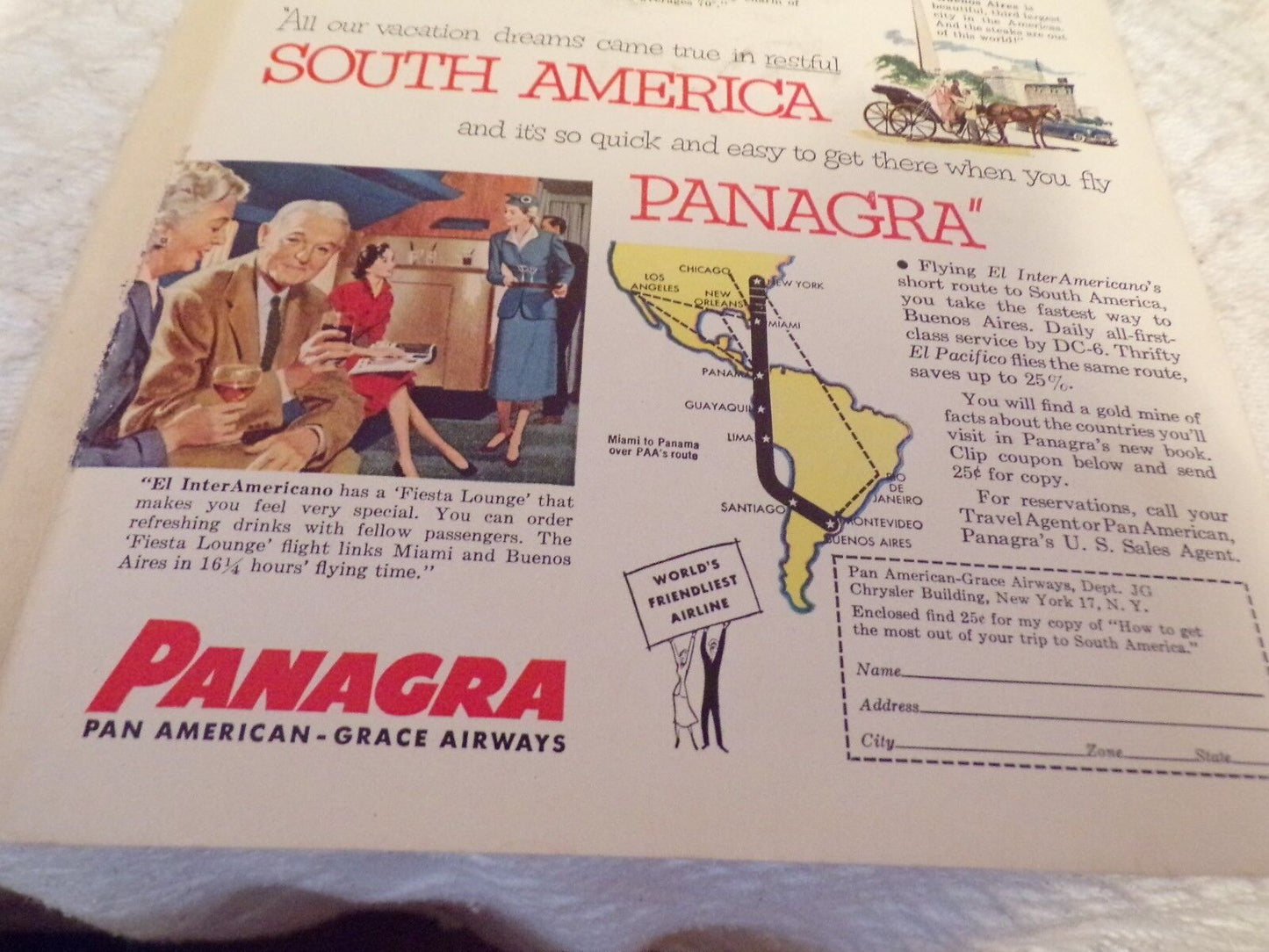 Coca-Cola Advertisement from the National Geographic 1954