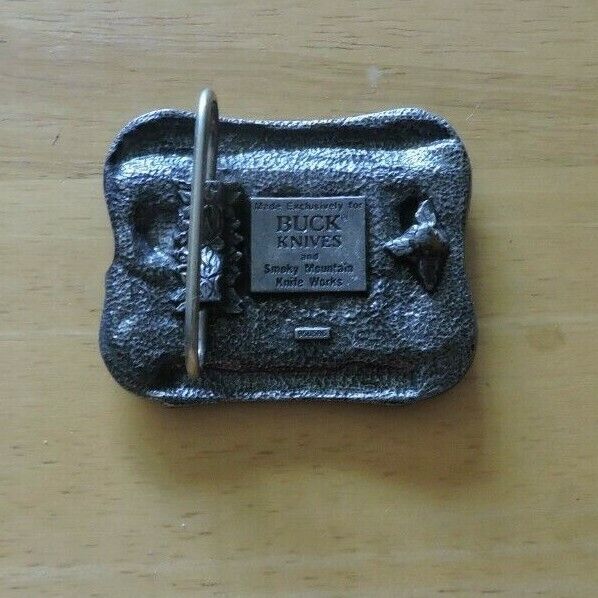 Buck Knives: Four Generations of Knife Makers Pewter Belt Buckle