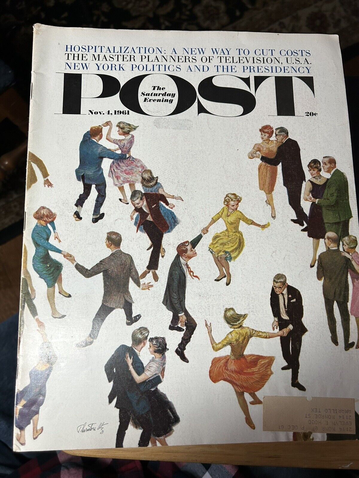 THE SATURDAY EVENING POST: 11/4/1961 HOSPITALIZATION-CUT COSTS