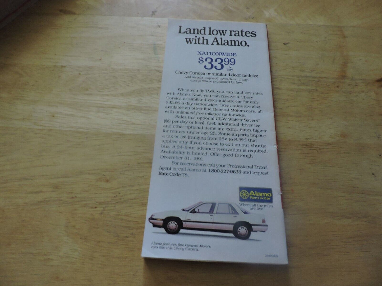 TWA Worldwide Timetable Effective JULY 1, 1991