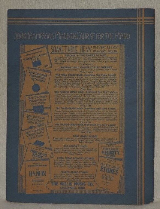 Vintage (1929) Let's Join The Army Piano Book