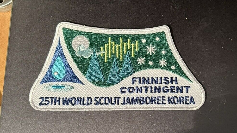 World Scouting Patch: 25th World Scout Jamboree, Korea 2023-Finnish Contingent