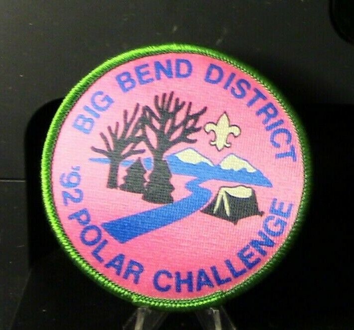Vintage BSA : Big Bend District '92 Polar Challenge Patch