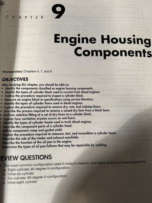 Workbook for Medium/Heavy Duty Truck Engines, Fuel & Computerized, 4th Edition