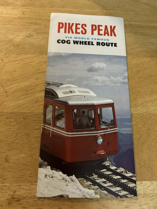 PIKES PEAK VIA WORLD FAMOUS COG WHEEL ROUTE