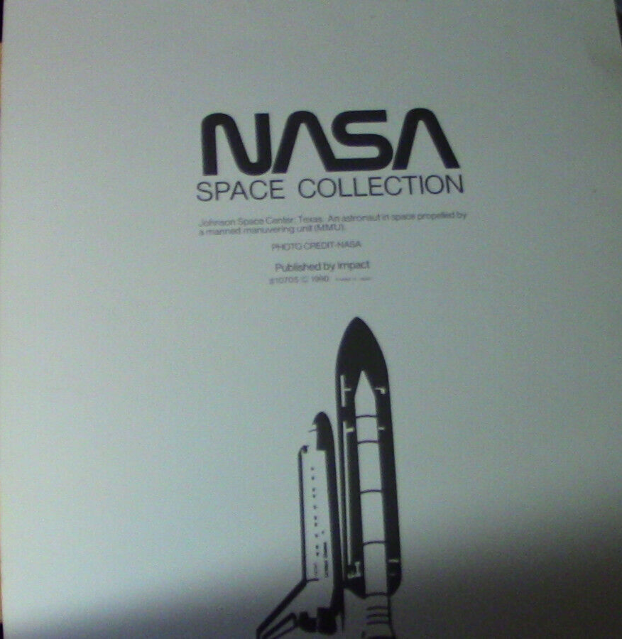 Nasa Space Collection: Astronaut Propelled by a Manned Maneuvering Unit 1990