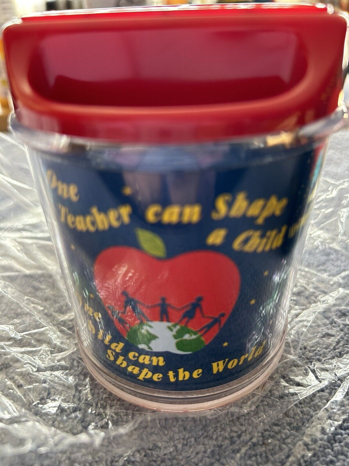 ONE TEACHER CAN SHAPE A CHILD PENCIL CUP NIB