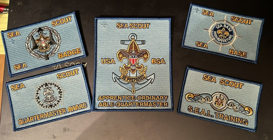 BSA/Sea Scout: 5 Patch Collectors Set (only 100 sets made)
