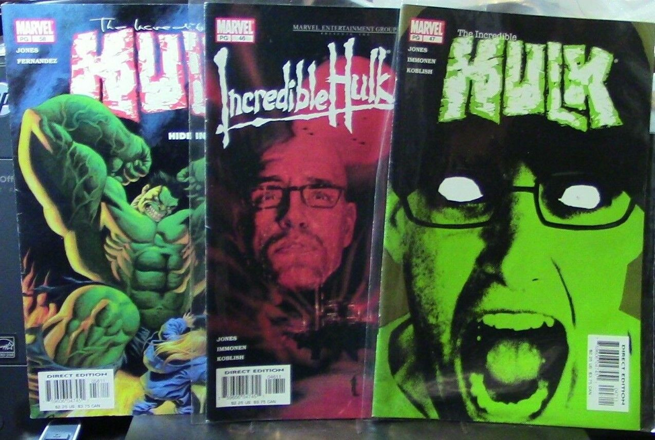 Marvel PSR Presents: The Incredible HULK, Set of 3 Comics # 46, 47 & 58