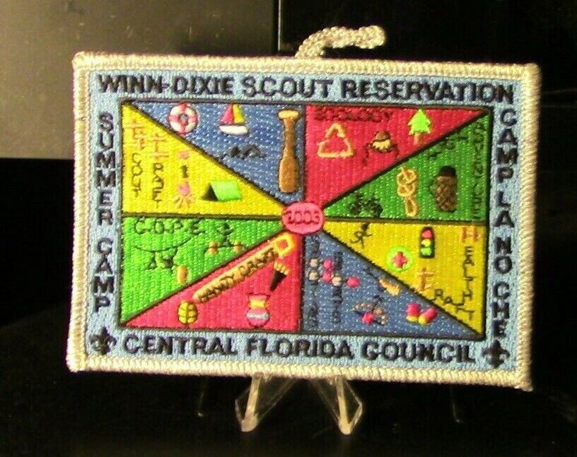 Winn-Dixie,Camp La No Chi, Central Florida Council: 2003 White Camp Patch