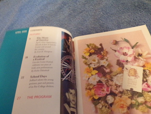 Playbill: Frederick P. Rose Hall Home of Jazz at the Lincoln Center (April 2006)