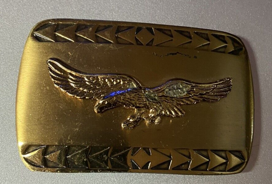 BELT BUCKLE (Made in the USA): Featuring "Eagle"